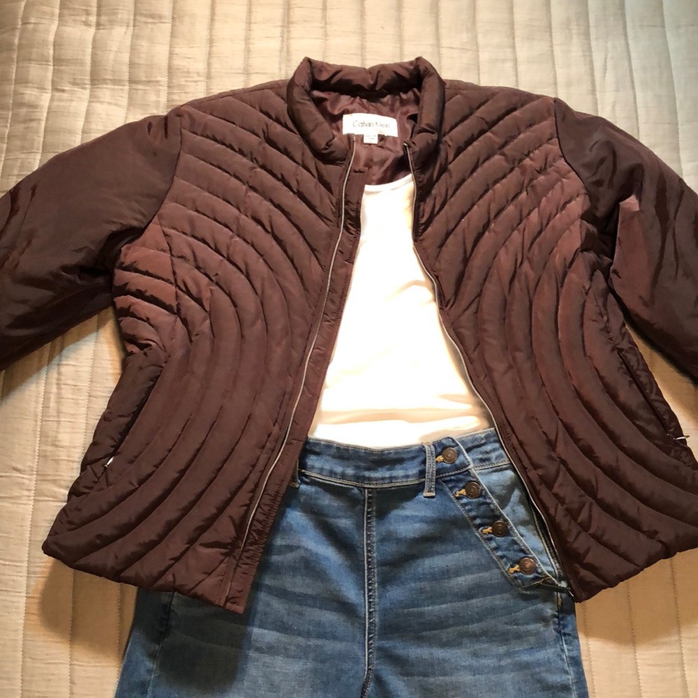 Calvin Klein genuine Down puffer coat,  size Large